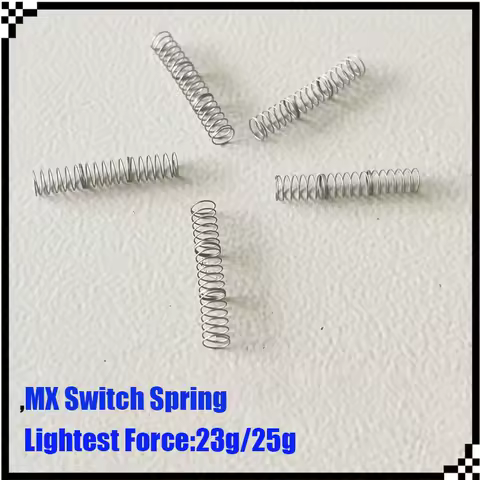 19g 23g 25g Mechanical Keyboard Linear Mx Switch Spring Three Single Stage 22mm Custom Gaming Repair Powerless Spring Gateron