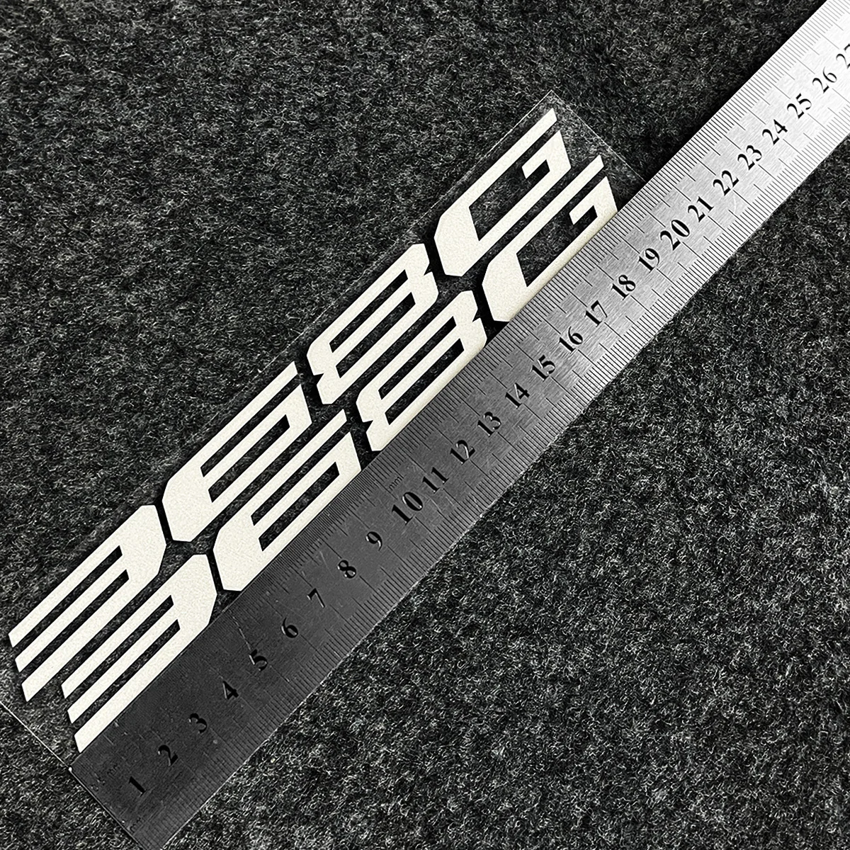368G Pattern Sticker 2PCS Set Waterproof Vinyl Decal Multiple Colors For Car Motorcycle Bike Helmet Laptop Decoration
