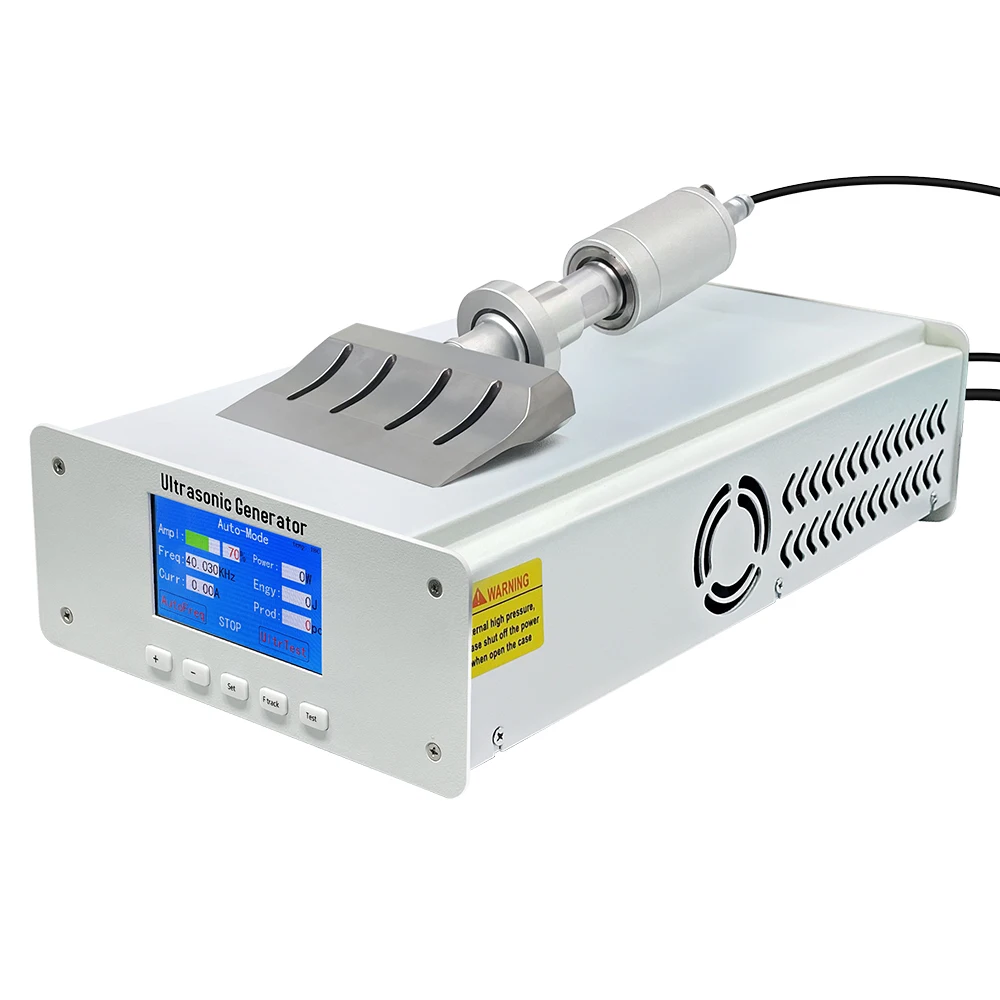 نظام سكاكين قطع المطاط بالموجات فوق الصوتية 40 كيلو هرتز لآلة قطع المطاط الأوتوماتيكية