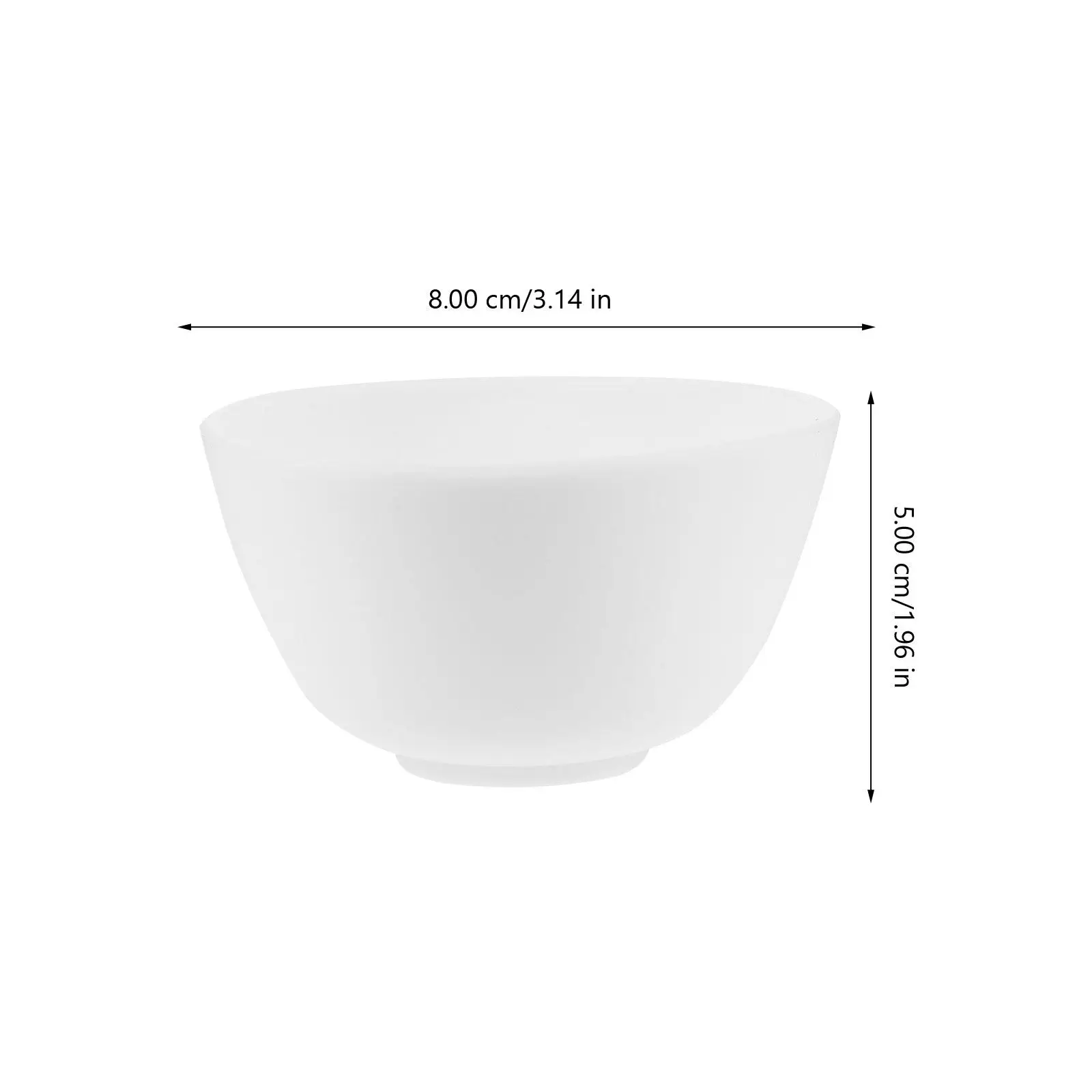 Silicone Mixing Bowl for Baking & Mask Prep – Anti-Drop, Odorless, 8x5cm Small Kitchen Essential