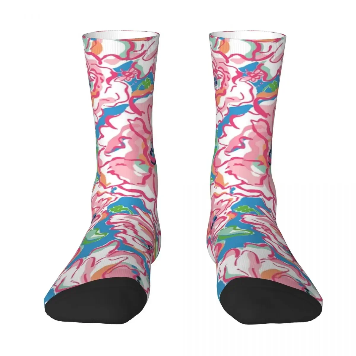 

Носки Lily Pulitzer, высококачественные чулки в стиле Харадзюку, всесезонные длинные носки, аксессуары для подарка на день рождения унисекс