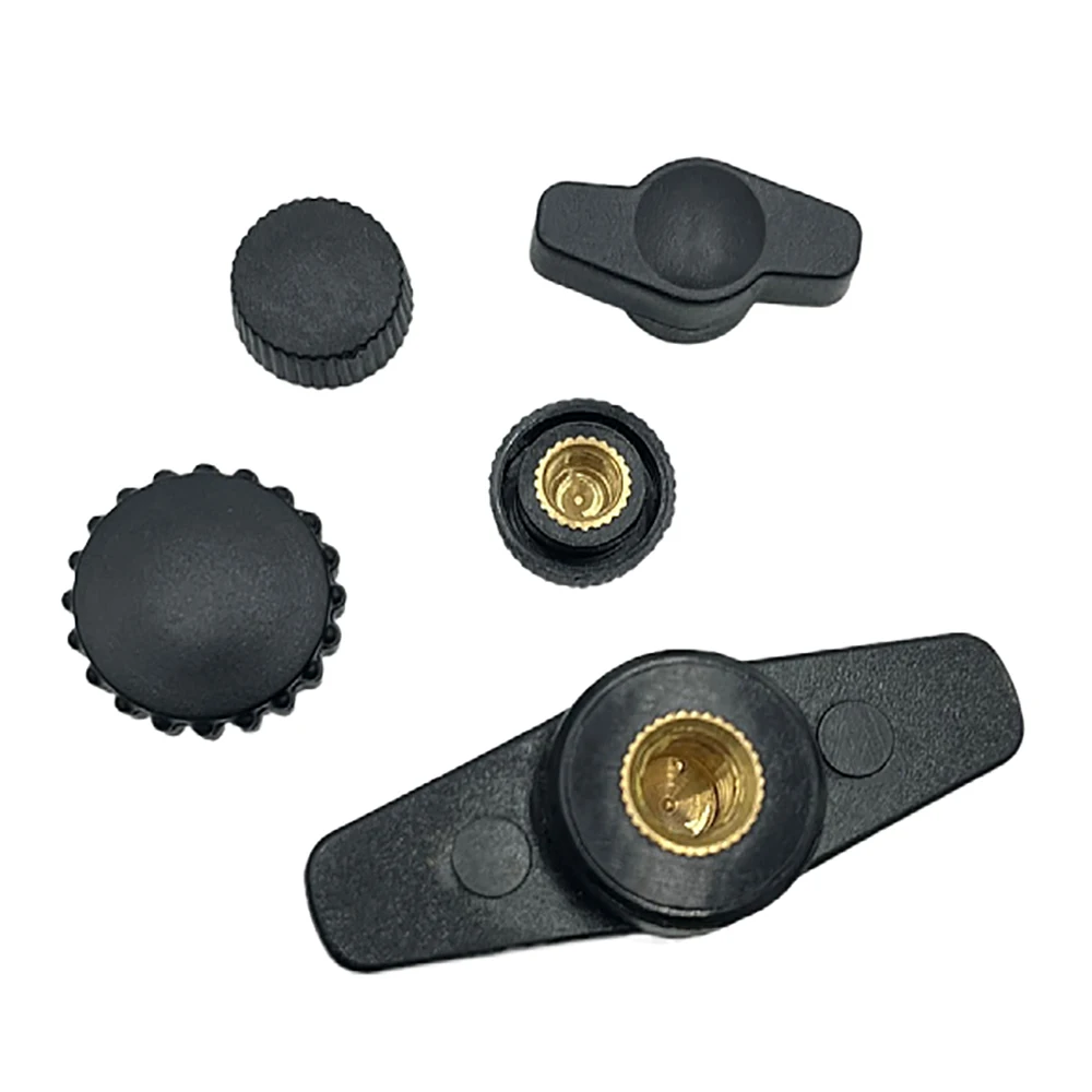 M4 M5 M6 M8 M10 M12 Head Diameter Plum Bakelite Wing Hand Tighten Nuts Butterfly Plastic Head Hand Knob Blind hole Thumb Nut