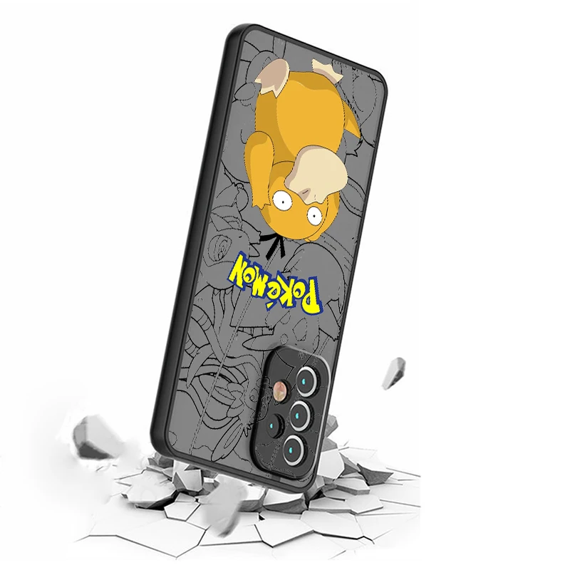 Pok e mon niedlichen Cartoon gefrostet durchscheinend für Samsung Galaxy S24 S23 S22 S21 S20 Fe S10 S9 S8 plus Ultra Pro 5G Abdeckung