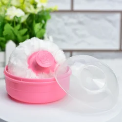 Portable Large Empty Box Baby Powder Puff Cool Body Baby Prickly Heat Powder Sub-Bottling Children'S Storage Box Empty Container