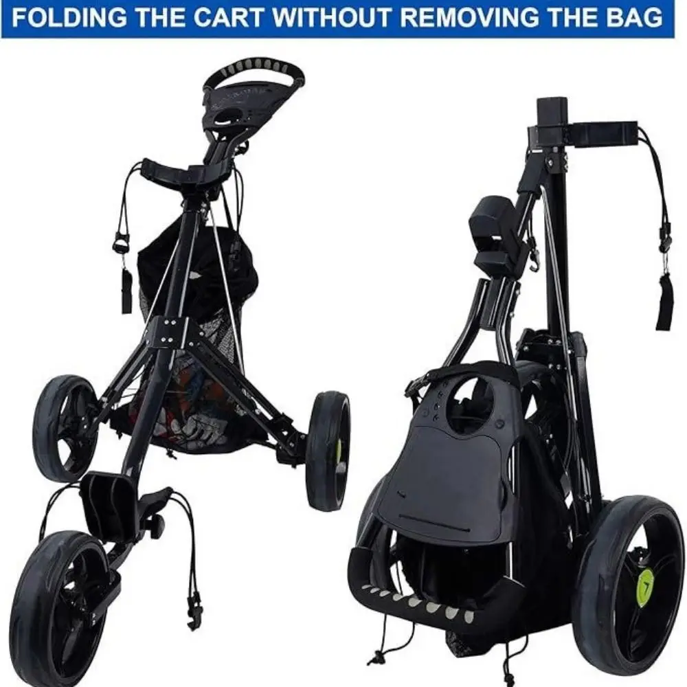 Mesh Bag Golf Cart Storage Bag Large Capacity Cute Practical Golf Ball Drawstring Pouch Durable Black Golf Ball Container
