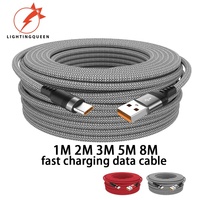 6A Extended Type-C Usb Android 5-Meter Super- Charging Cable Suitable for Huawei Xiaomi Vivo and Leeco Phone 3M Data Cable