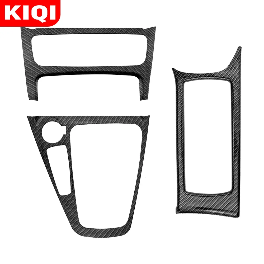 KIQI Accessories for Ford Focus 3 MK3 2015 - 2018 ST ABS Carbon Fiber Color Inner Gear Shift Panel Cover Trim Stickers LHD