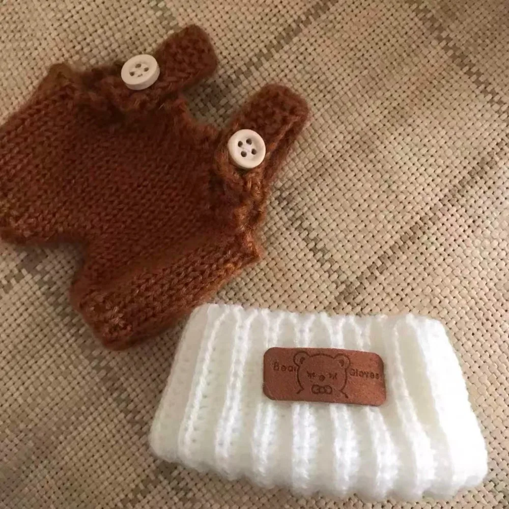 

For Labubu Doll Clothing Cute Sweater Set 17cm Clothing Shoes Doll DIY Accessories Training Sitting Party Games Toys Gifts