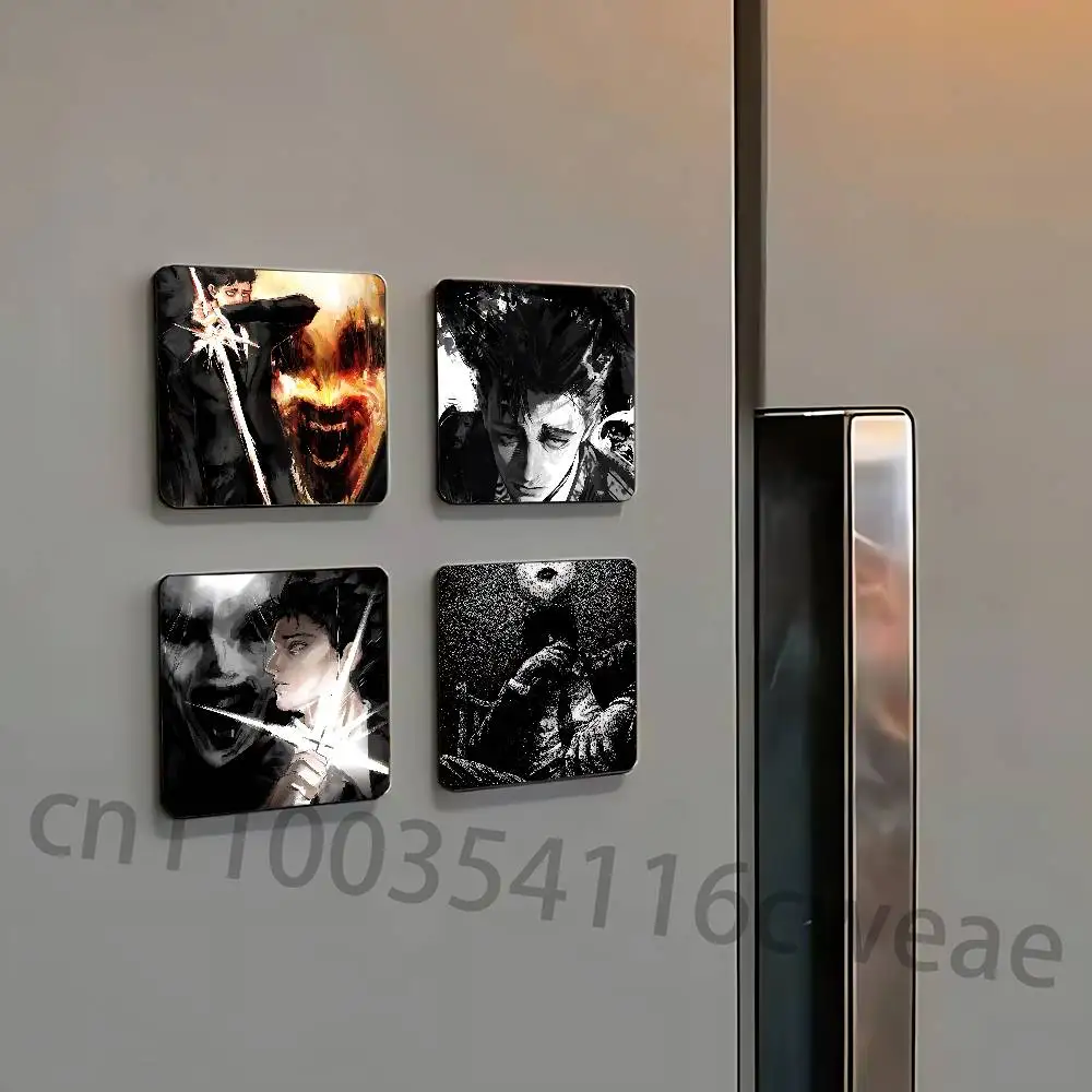 Cool H-Hiromi Higuruma Fridge Magnets Refrigerator Card Kitchen Metal Icebox Cabinet Magnetic Cards