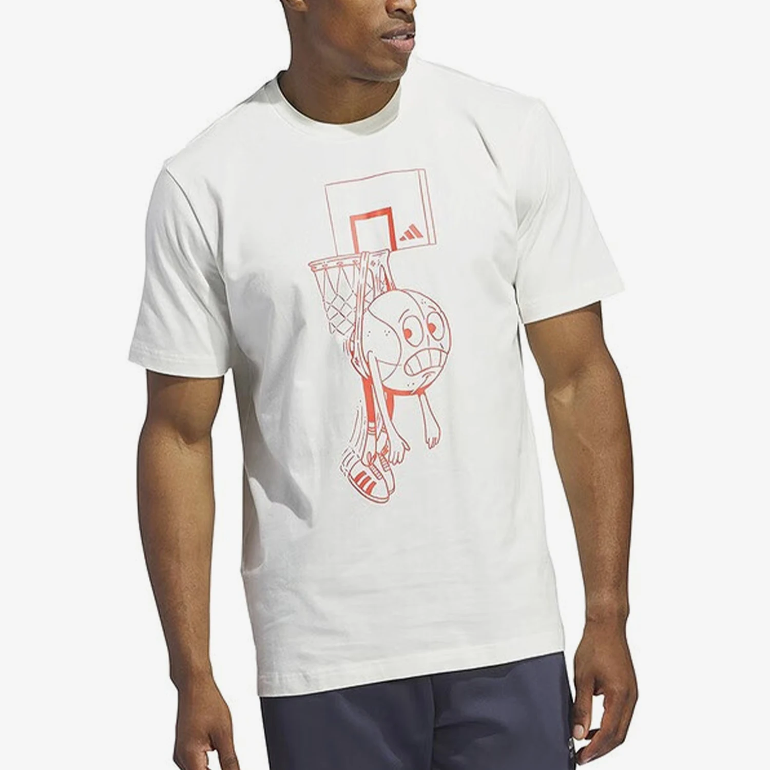 

Adidas Official Authentic 2024 Summer New Men's Basketball Training Short Sleeve T-shirt IN6385