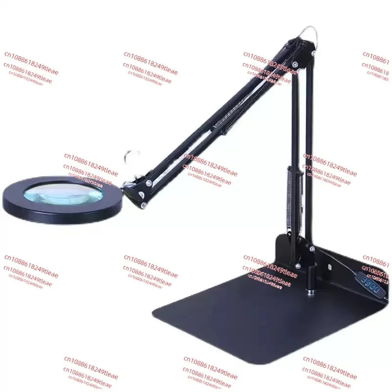 High definition magnifying glass with lamp repair special lamp circuit board welding appraisal workbench