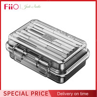 FiiO NEST Clear Earphone Storage Box Portable Mini Box Earphone Data Cable Waterproof Dustproof Headphones Protection Box