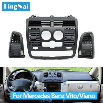 Cubierta de salida de ventilación Central izquierda y derecha para coche, para Mercedes Benz Vito Viano W636 W639 2004 2005 2006 2007 2008 2009 2010-2015