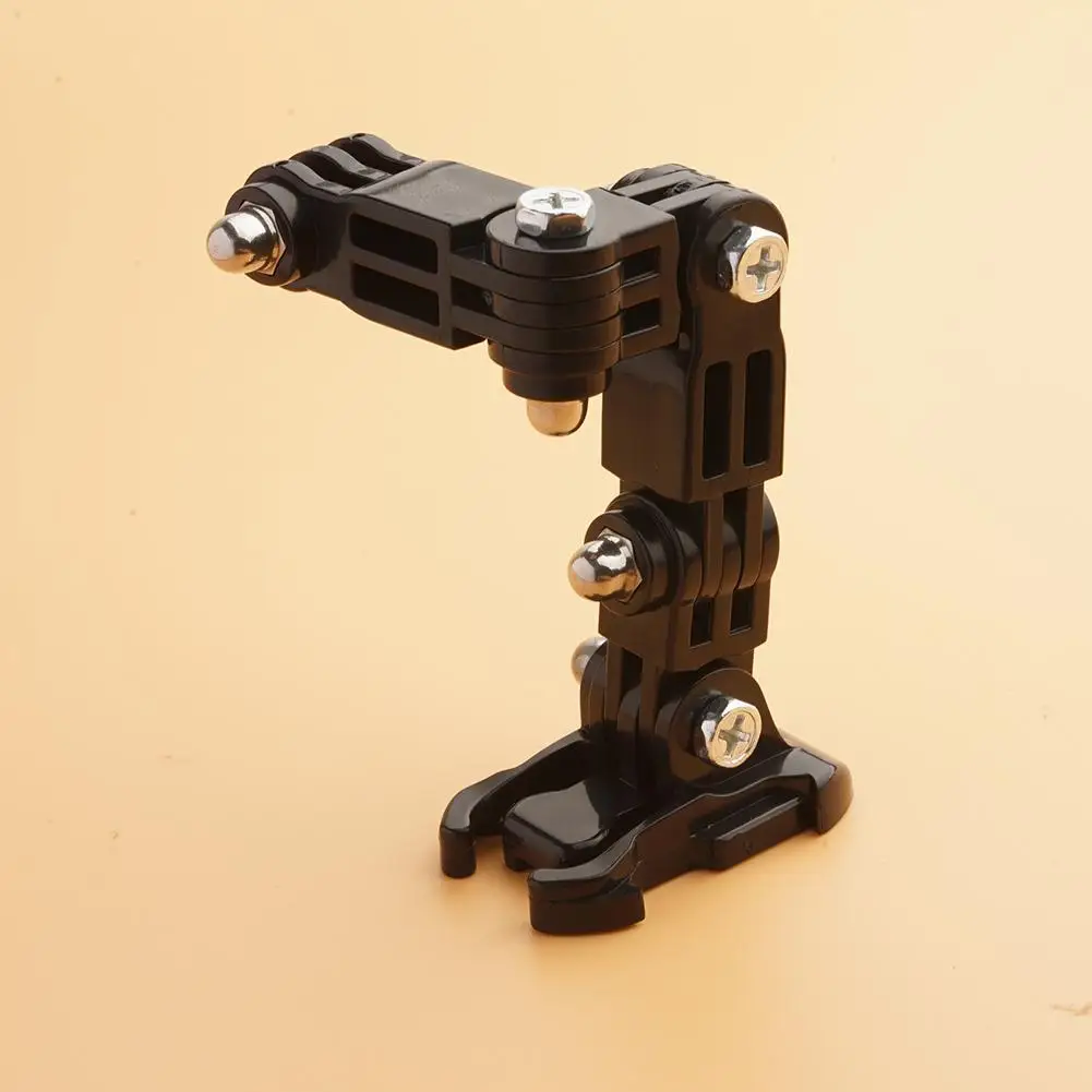 1pc For Motorcycle Helmet Mount Curved Arm For Xiaoyi 4k Action Camera Accessories For Hero 8 7 6 5 4 3 Sjcam S H4b3