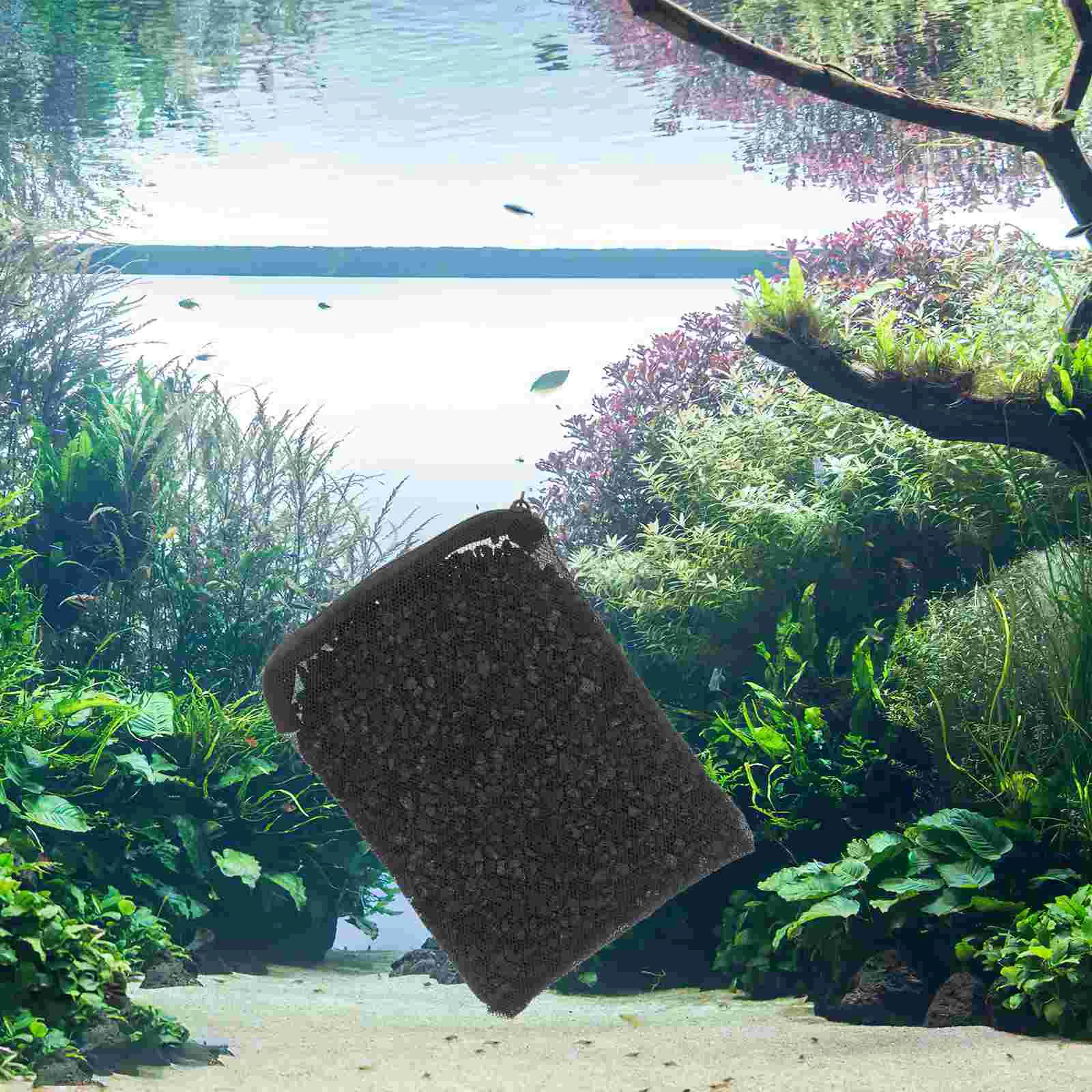 Filtered Coconut Shell Charcoal Fish Tank Aquarium Material Kit Activated Carbon Particles for