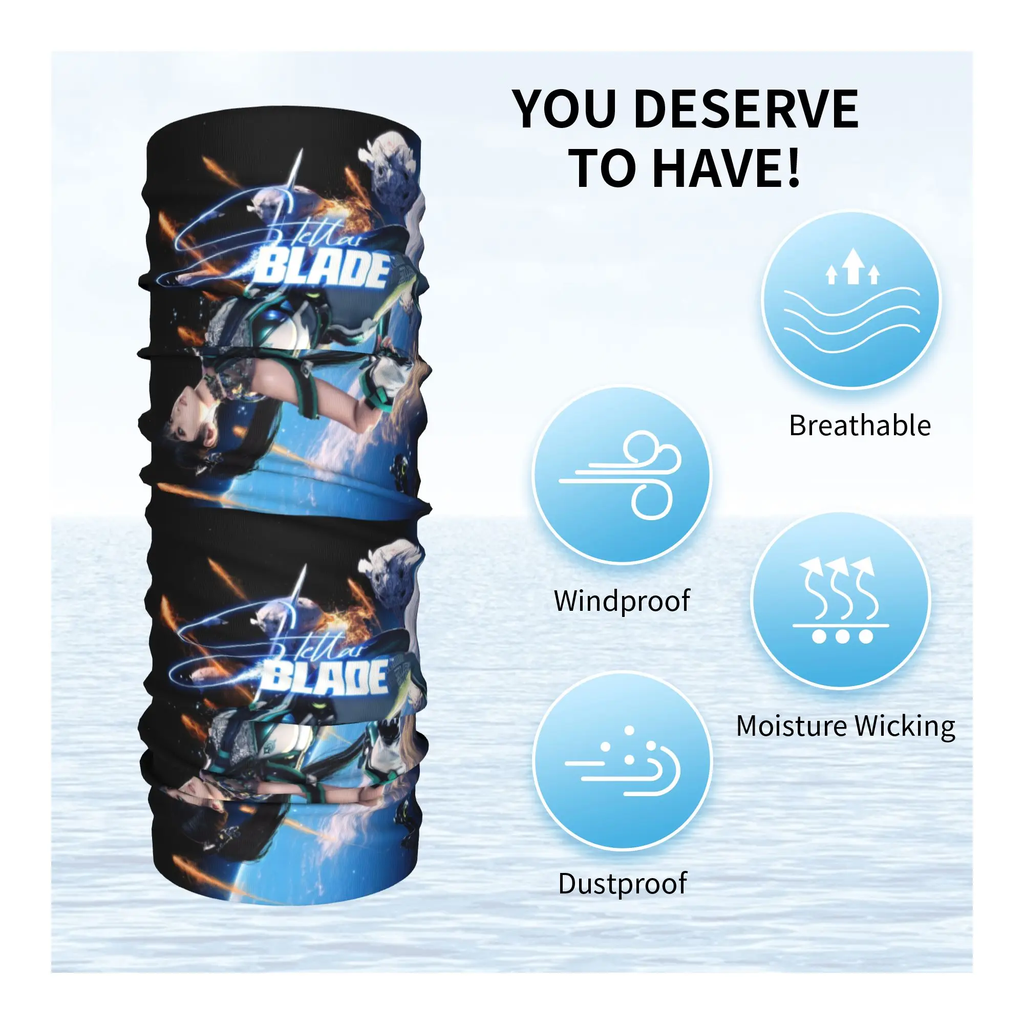 مخصص الكورية عمل مغامرة لعبة Stellar بليد الكرتون باندانا الرقبة الجراب للمشي الصيد التفاف وشاح بالاكلافا أكثر دفئا #3