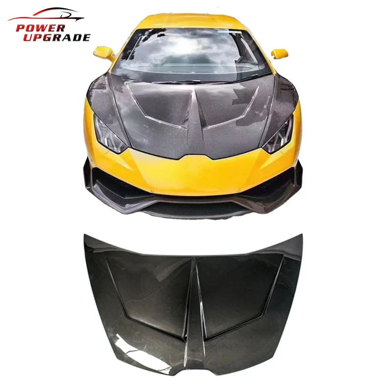 

Carbon Fiber Engine Cover Front Bumper Bonnet Vent Cover Fits For Lamborghini Huracan Lp610 Lp580 2016 2017 2018 2019