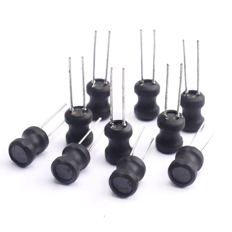 10Pcs 6*8mm DIP 0608 Power Inductor 1UH 2.2UH 3.3U 4.7UH 10U 15UH 22UH 33U 47UH 68UH 100UH 150 220UH 330 470UH 680UH 1MH 22M 15M