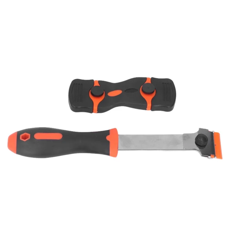 32 Pcs/Set Razor Blade Scraper Kit Long Handle And Double Edged Scrape Knives With Blades For Wall Glass
