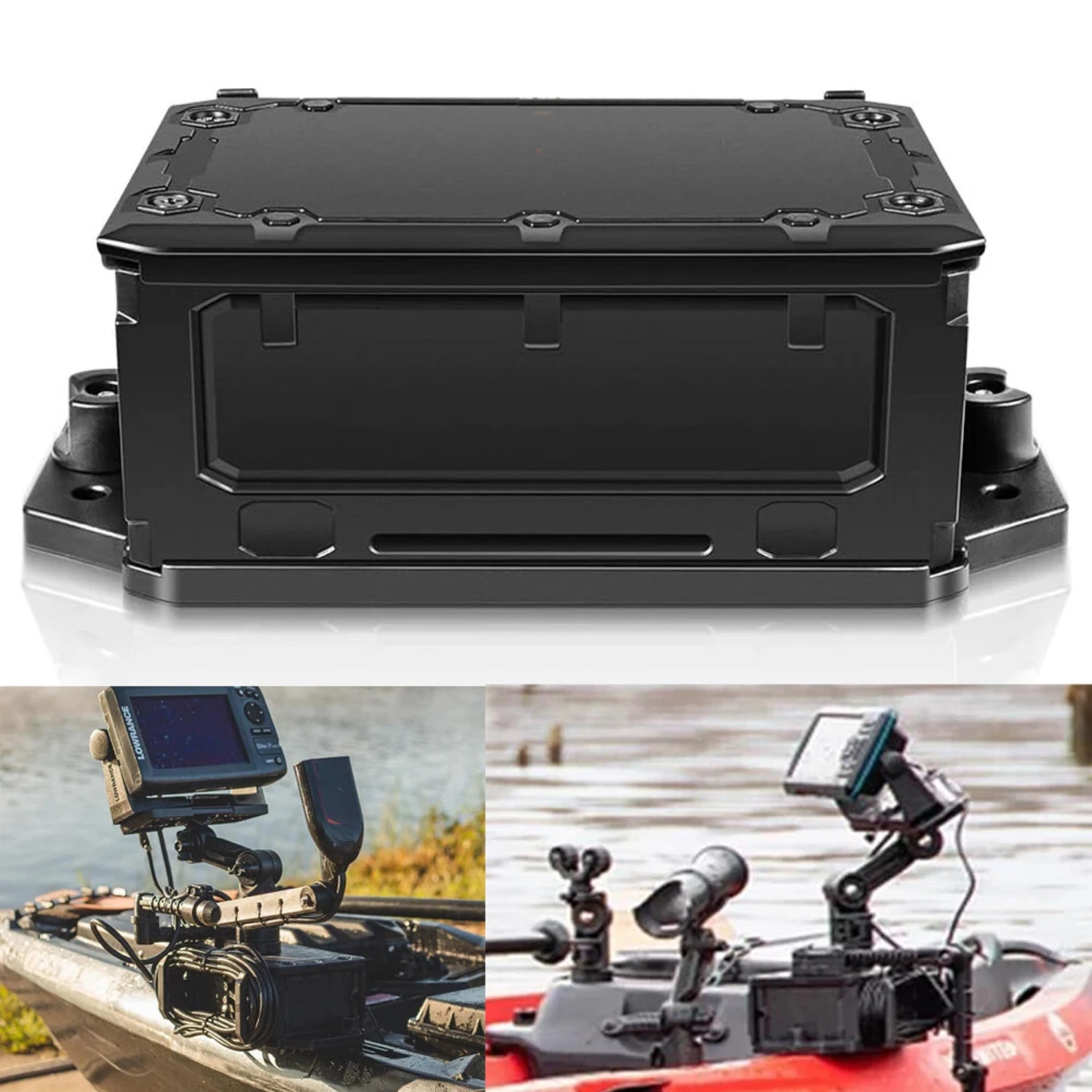 clb-1002-scatola-batteria-montata-su-binario-per-fishfinder-adatta-per-la-maggior-parte-delle-batterie-da-7-9-o-10-ah-12-v-compatibile-con-l'attacco-yak