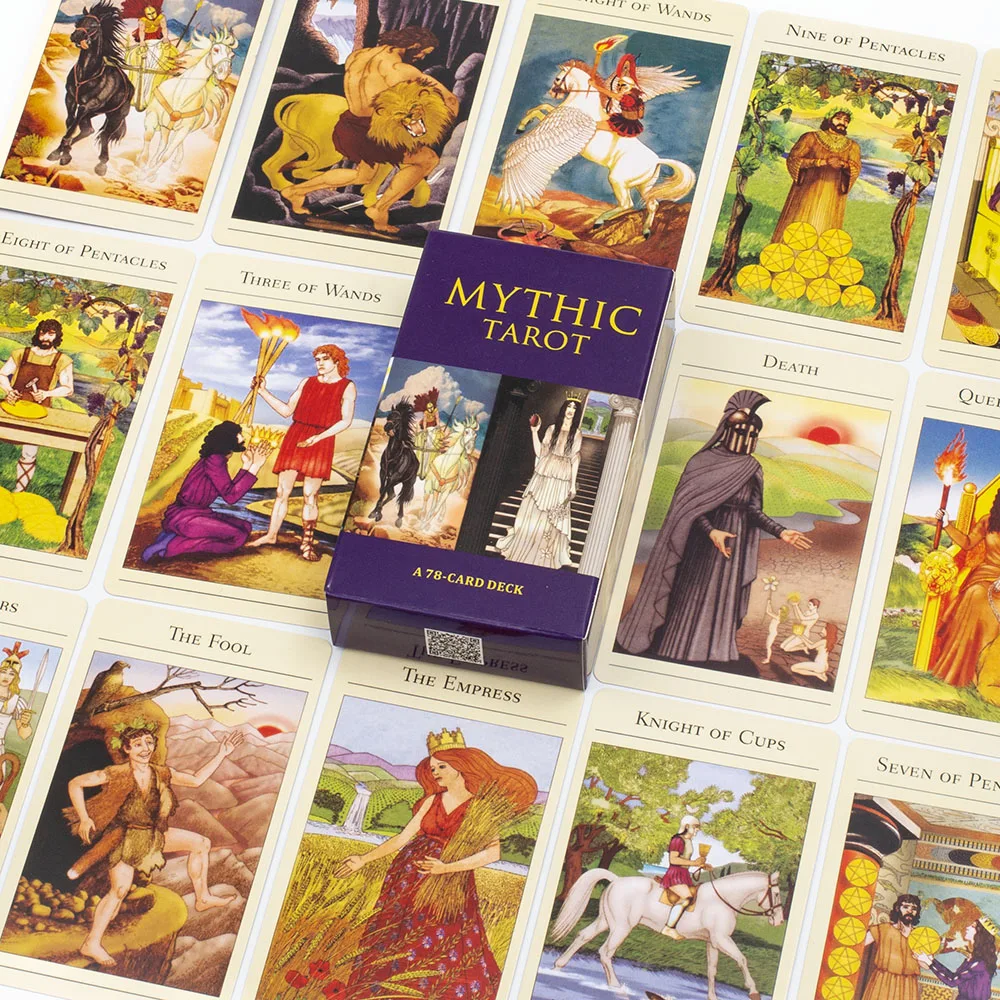 A 78-CARD Deck Mythic Tarot Cards  Divination Telling  Board Game Party Supplies for family party