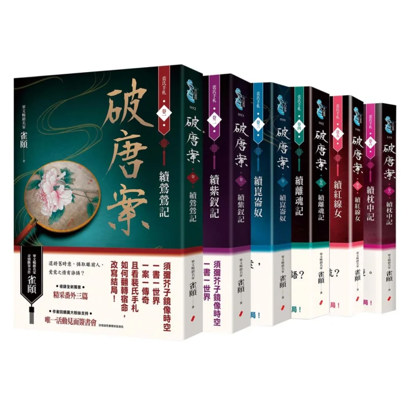 Solve The Tang Dynasty Case Peis Handwritten Notes Volume One To Six Set Que Yi Spring Light 4717702127008 Book