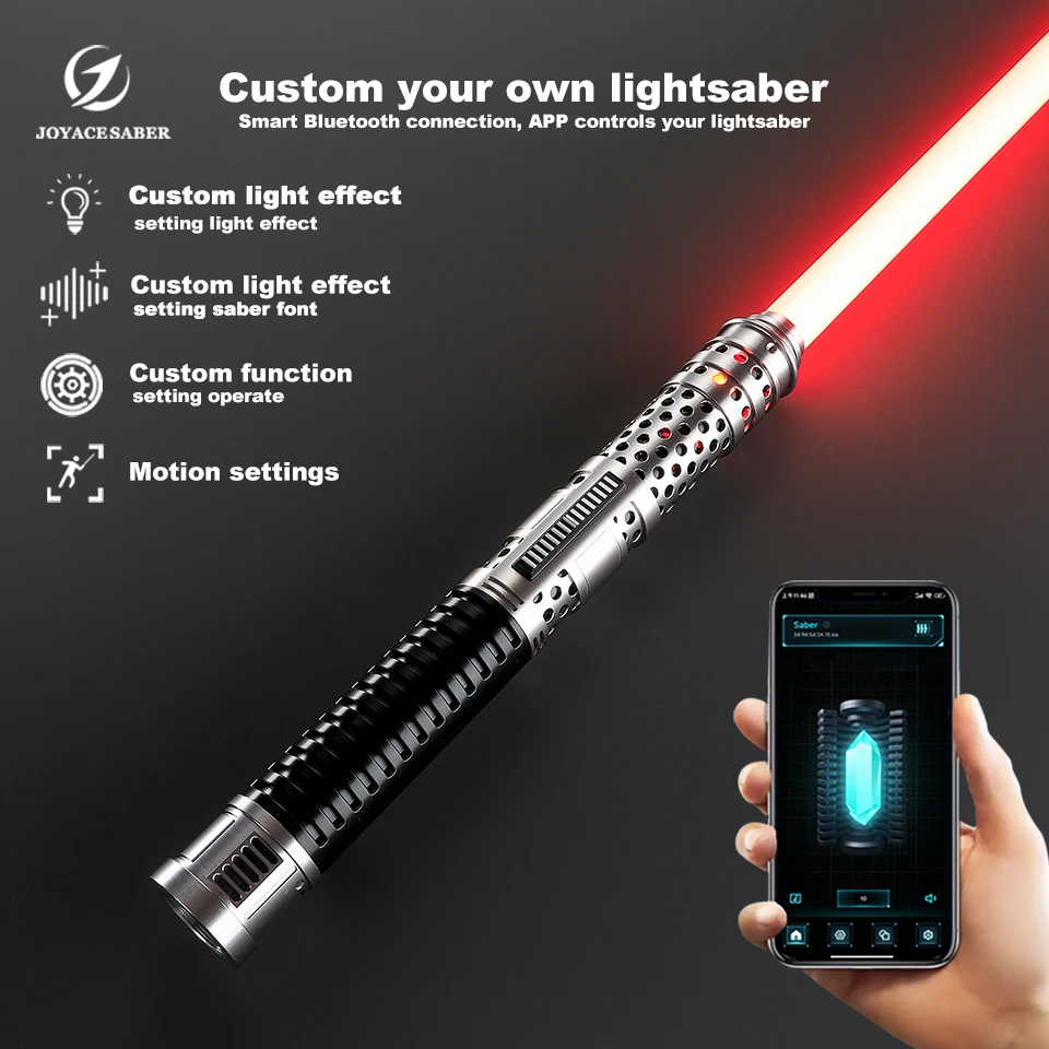 

Pixel Lightsaber Darth Maul Light Saber Neopixel Laser Sword Heavy Dueling Metal Handle Cosplay Xenopixel Sabers Toy JoyaceSaber