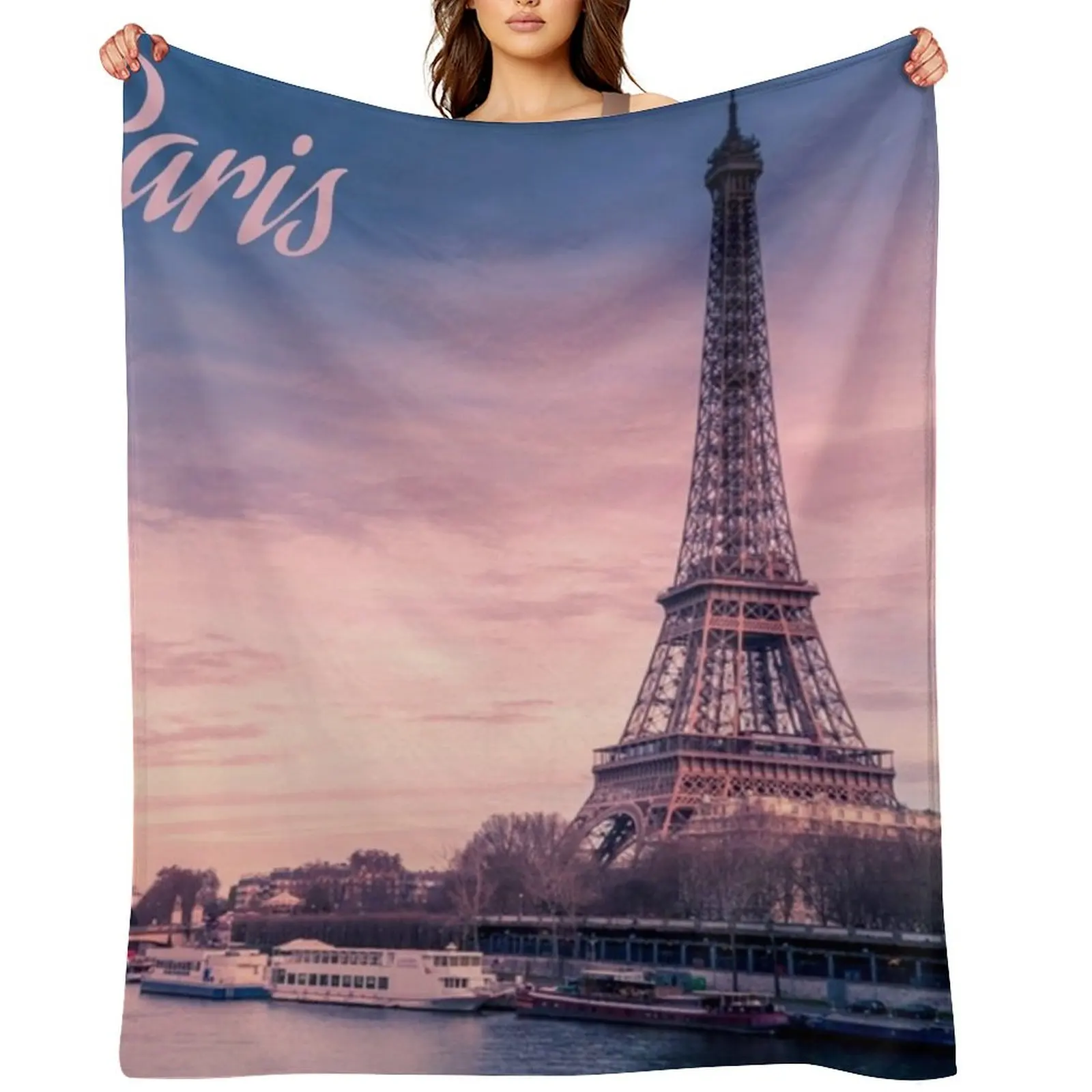 

Paris France eiffel tower Throw Blanket Luxury Brand Luxury Thicken Luxury Throw blankets ands Blankets