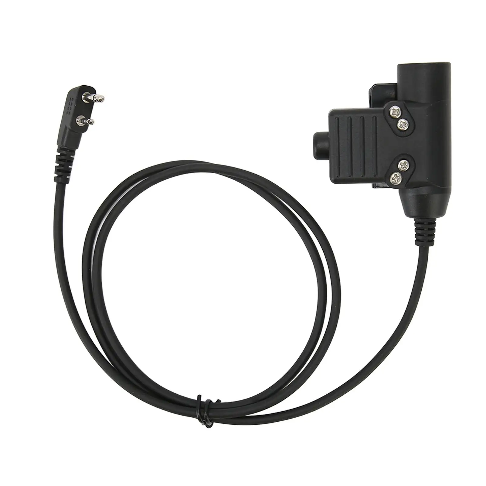 

Compact Walkie Talkie Headset Adapter with Metal Clip & Flexible Cable for v8 for v8 0 for v8 2 - Easy Carry Push-to-Talk