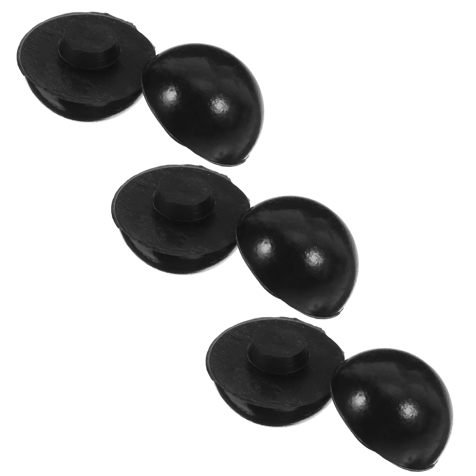 6 Pcs Hollowing Drum Rubber Stopper Plug Tongue Accessories Ethereal Supports Foot Pads Simple Accessory Silica Gel Bottom