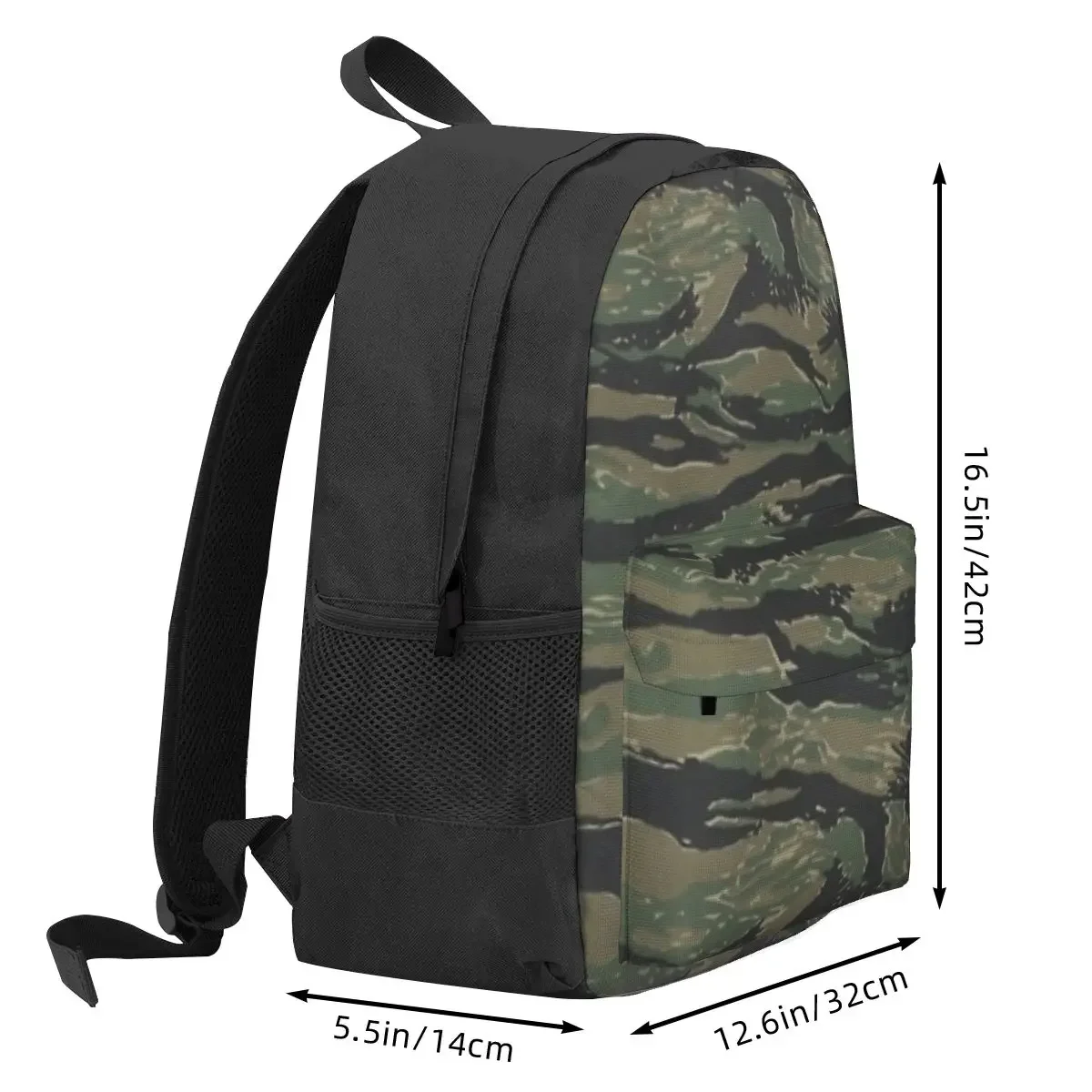 Tiger Stripe Camouflage Military Camo Backpacks Boys Girls Bookbag Children School Bags Cartoon Travel Rucksack Shoulder Bag