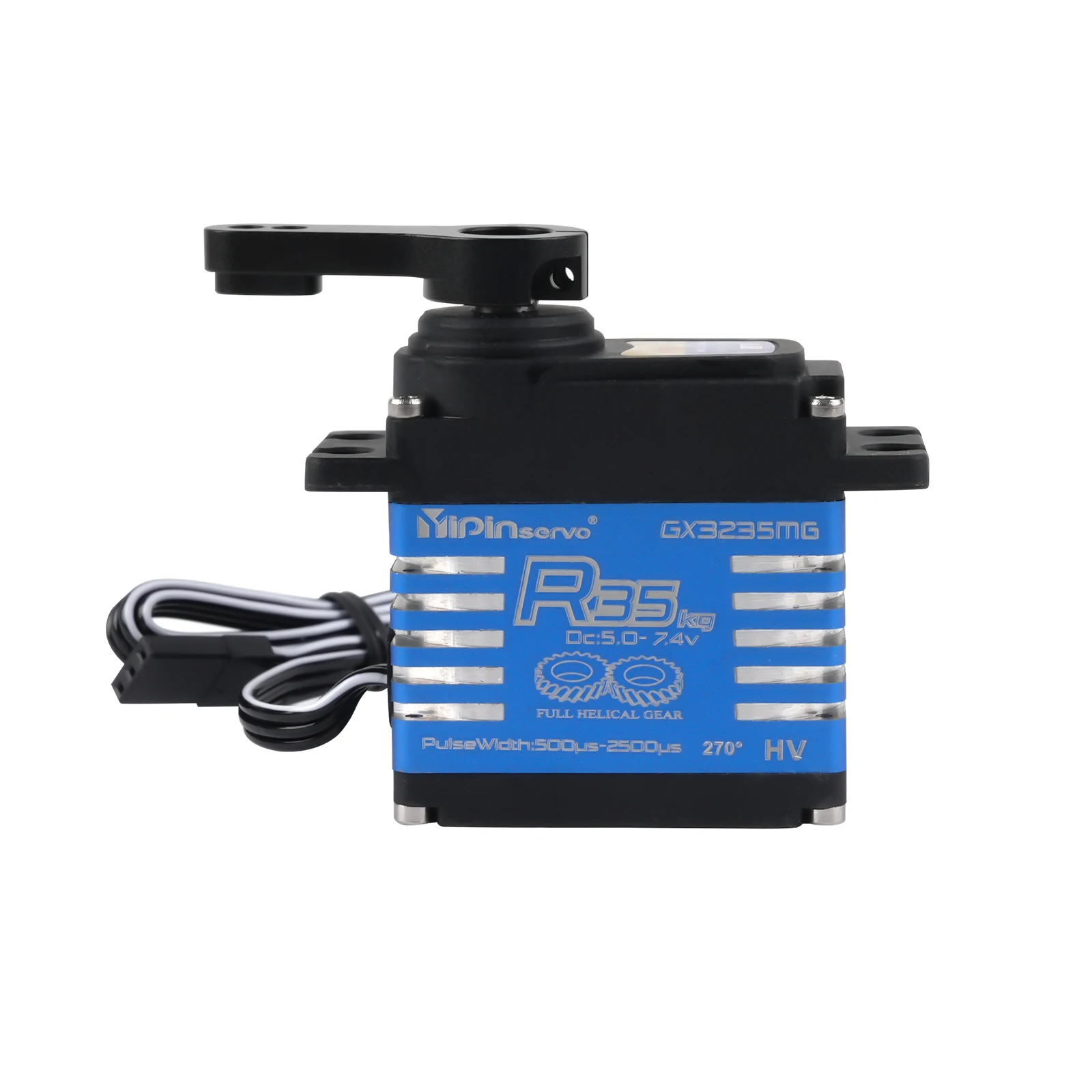 GX3235SMG 35KG High Torque Digital Servo Motor IP66 Waterproof Precise Angle Control for 1/8 1/10 TRX6 Scx10 RC Crawler Car