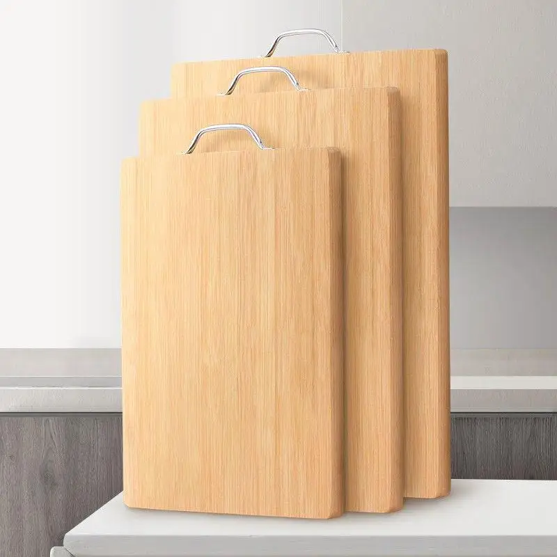 Small Double-Sided Wooden Cutting Board for Home Use Kitchen Vegetable Chopping Meat Grinding Fruit Cutting Board