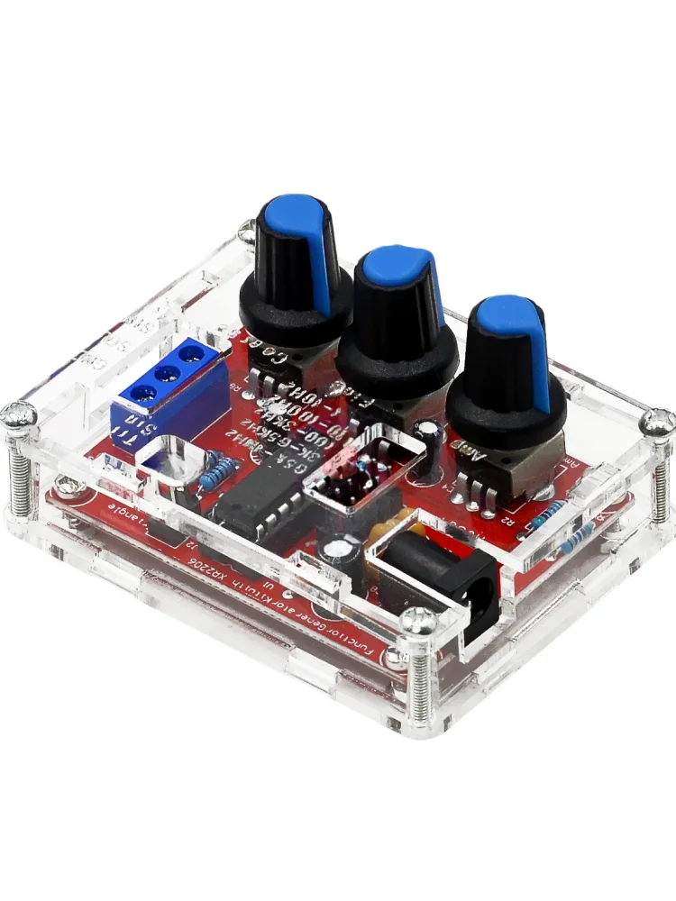 XR2206 high-precision signal generator, DIY kit with casing, Function Generator, sine wave