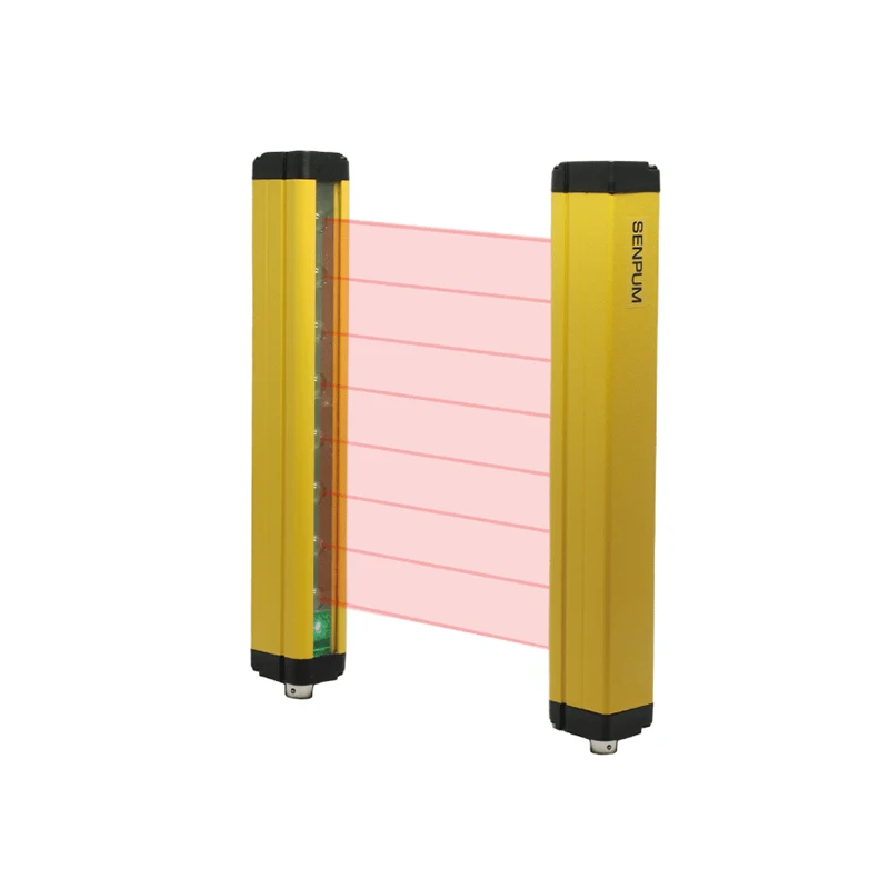 Senpum Area Protection Device Curtains Sensor Aluminum Alloy Industrial Automatic Safety Light Curtain