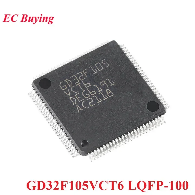 GD32F105VCT6 GD32F105 GD32 GD32F 105VCT6 F105VCT6 ARM LQFP-100 Cortex-M3 32-bit Mikrocontroller MCU IC Controller Chip Original