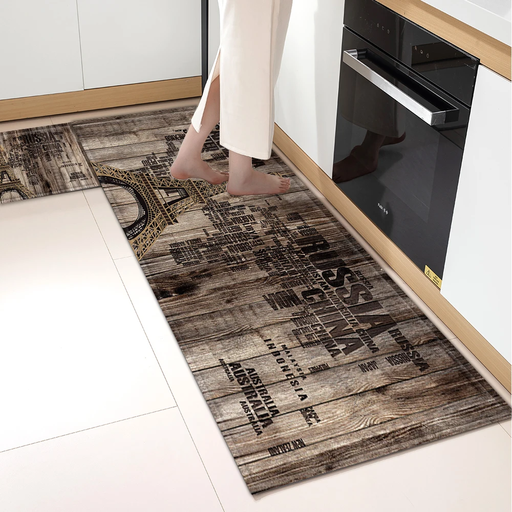 Kitchen Mat Home Entrance Doormat Living Room Bedroom Balcony Floor Decoration Carpet House Bath Hallway Door Anti-Slip Foot Rug