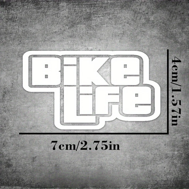 2D Flat Fun Bicycle & Motorcycle Stickers, Waterproof Vinyl Decals for Road Bike Seat Tube & Handlebar Decoration