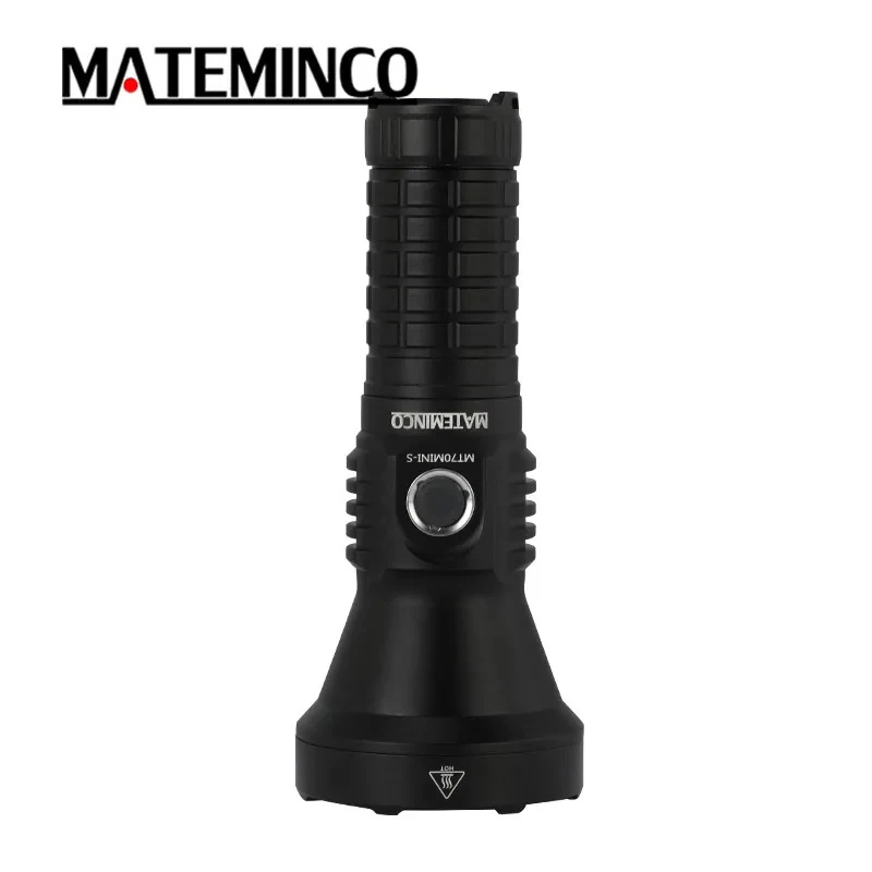 Long Range Throw Light MATEMINCO MT70MINI-S  Flashlight Max 3050 Lumen 1280M Torch Lantern With 26650 Li-ion Battery