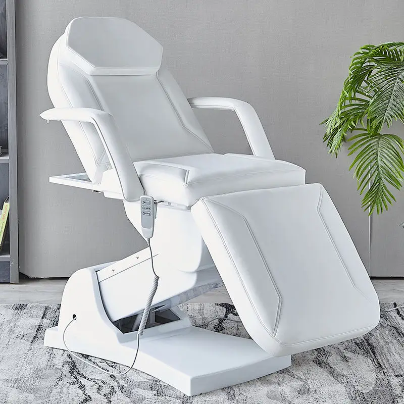 3-Motor Adjus PU Leather Facial Bed Esthetician Massage for Spa Salon Tattoo Massage Business