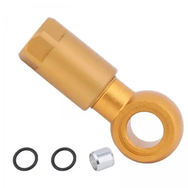 

Hydraulic Brake Hose Insert Line Oil Fitting Bicycle Olive Head Connector Tube Banjo Adapter for Mountain Road Bikes