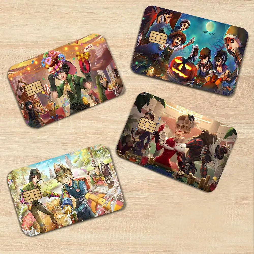 Horror Game Identity V Anime Spend Or Save Funny Shell On Off Ultra Thin No Fade Sticker Skin Cover Film For Debit Credit Card