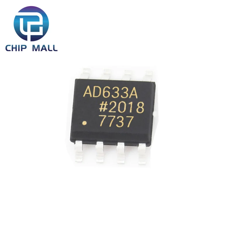 10PCS/LOT AD633AR AD633ARZ AD633A AD633 SOP-8 Analog Multiplier Divider IC New Original In Stock