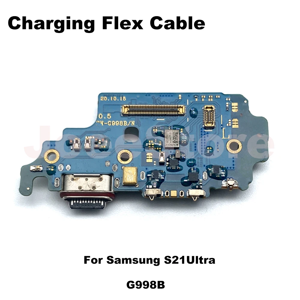 1pcs Charging Port Dock Connect Board Flex For Samsung S22 S21 S20 Plus Ultra S908E G981B G998B USB Connector Dock Charger Cable