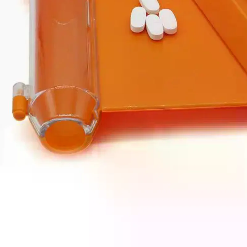 Pill Counting Tray With Spatula Pharmacy Right Hand Counter Tray Medications Plastic Medicine For Counting Pill