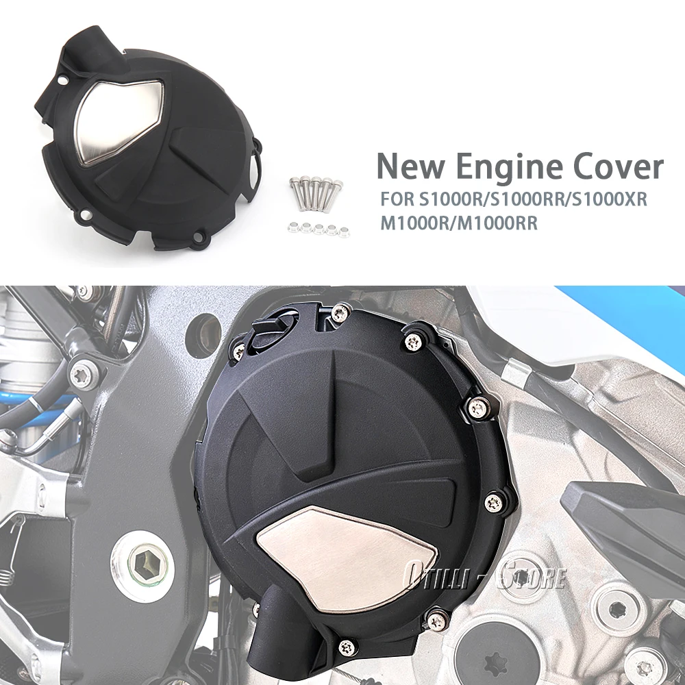 

For BMW S1000R S1000RR S1000RR M1000R M1000RR Motorcycle Plastic Stainless steel Engine Cover Clutch Alternator Cover Guards