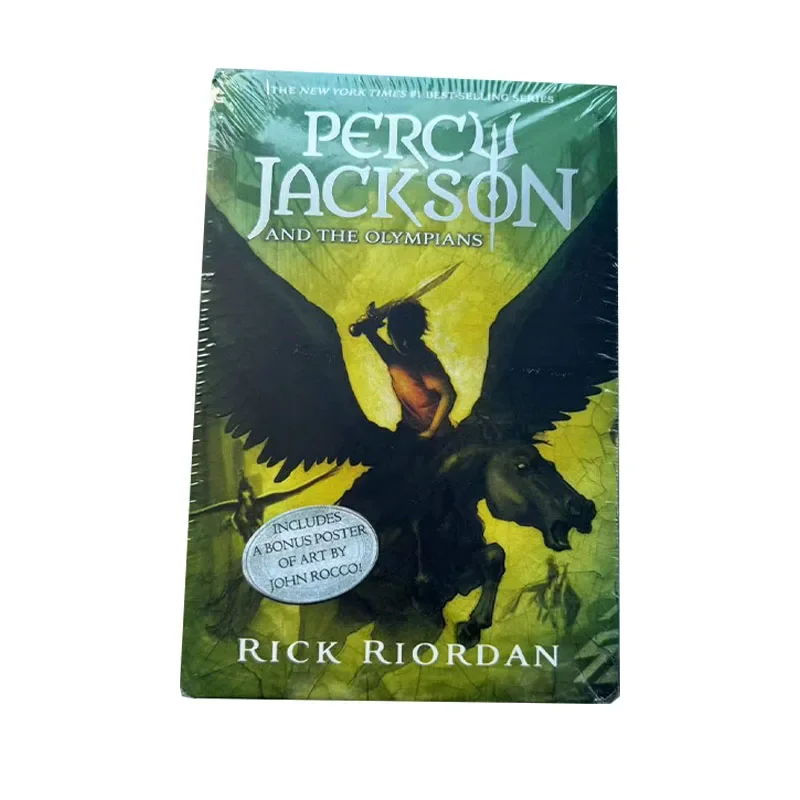 5 Books/Set Percy Jackson & The Olympians English Original Novel Books Children's English Picture Book Sets