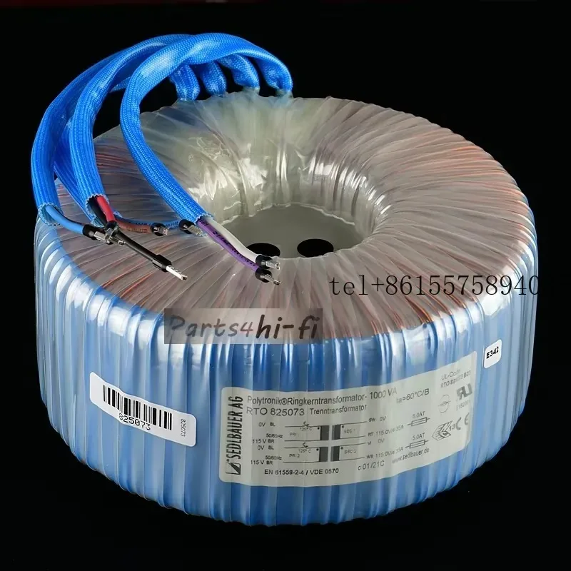 

Hot 1000VA dual 115V, 230V to 230V German imported Sedlbauer high-end version toroidal transformer