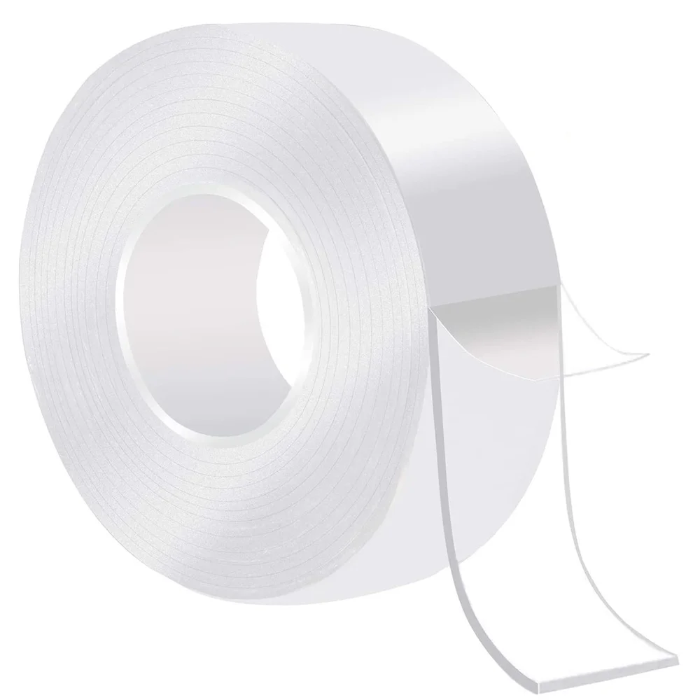 

Double Sided Nano Tape Heavy Duty Adhesive Mounting Tape,Clear Tough Sticky Poster Wall Tape,Multipurpose Tape for Home Office