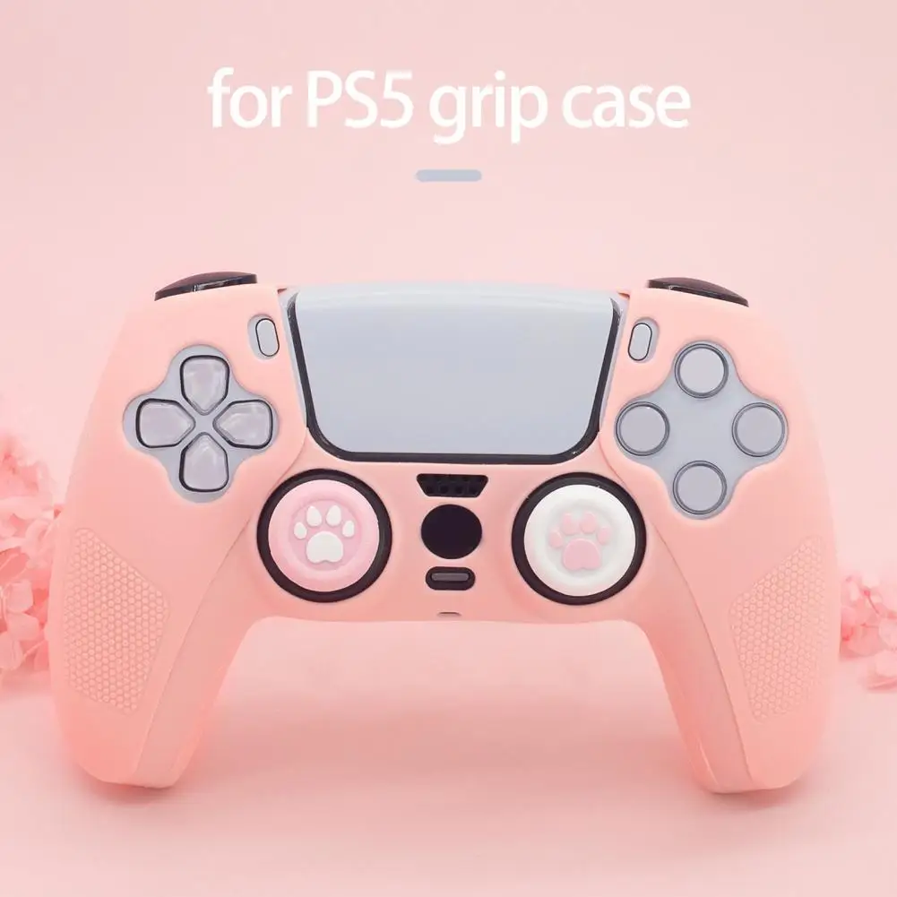 1 Set Excellent Gamepad Silicone Case Easy Installation Controller Case Soft Great Friction Gamepad Silicone Case  Protective